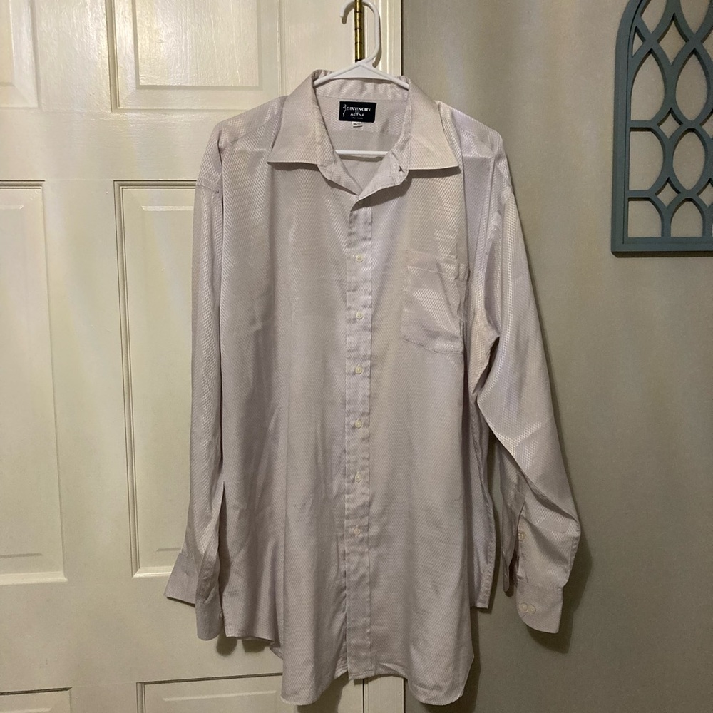 Givenchy Men's Cream Dress Shirt